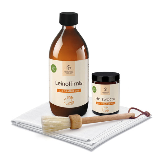 Holzpflege-Set „Orange“