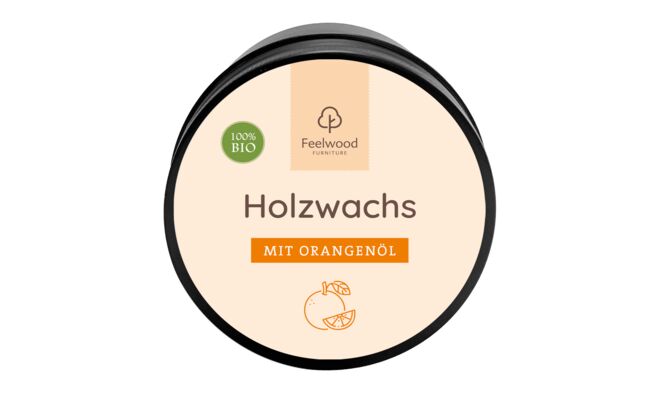 Holzwachs mit Orangenöl