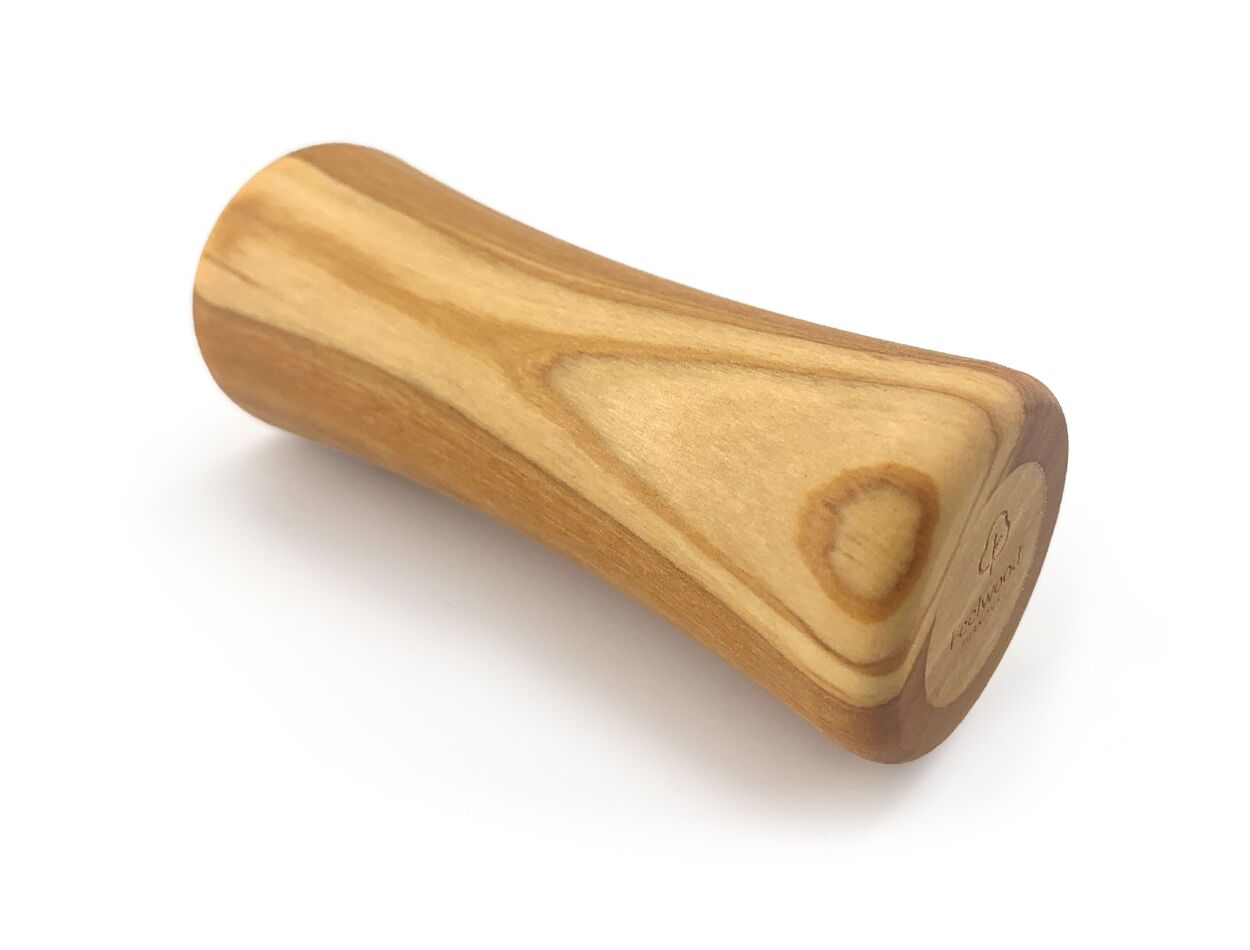 Holzrassel, Babyrassel, Greifling mit Namen personalisiert als Babygeschenk