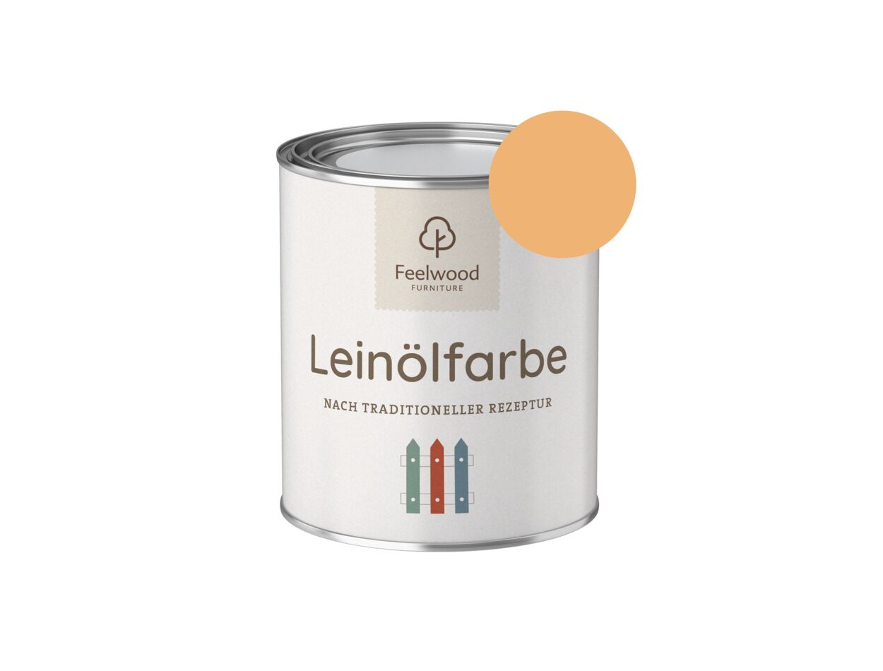 Leinölfarbe gelb