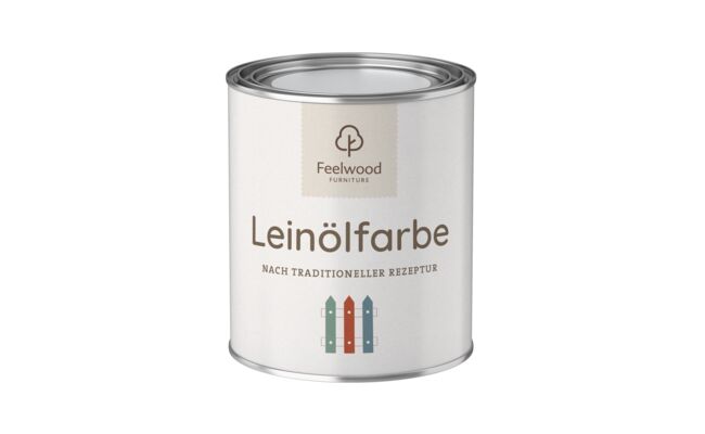 Leinölfarbe