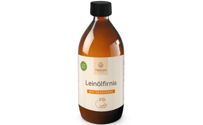 Bio Leinölfirnis zur Holz-Pflege Ihrer Möbel