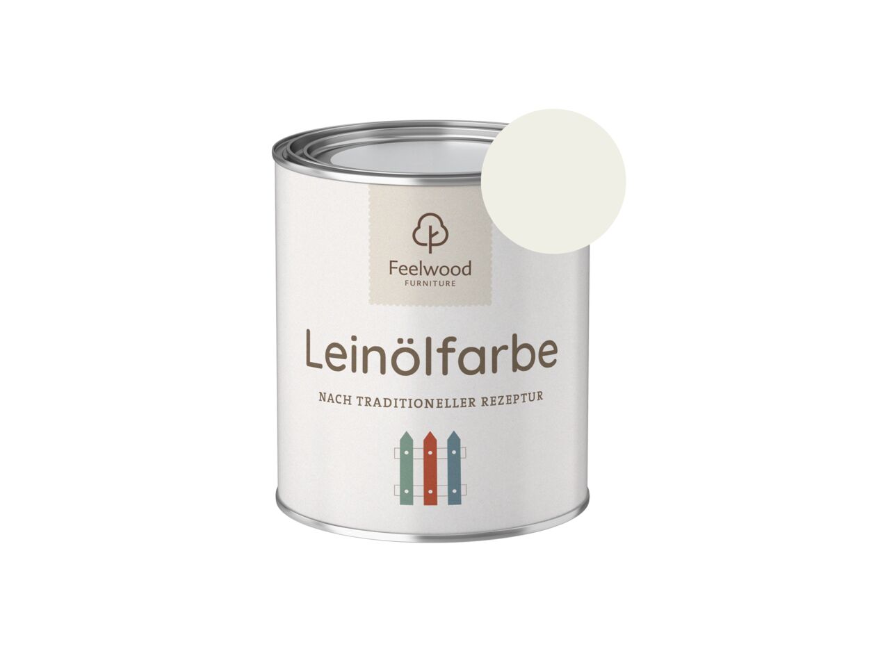Leinölfarbe weiß