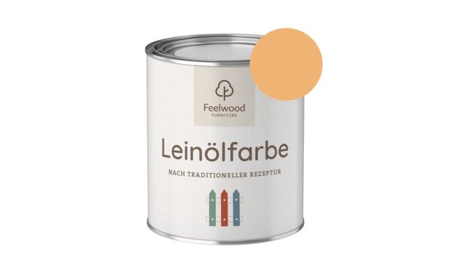 Leinölfarbe gelb