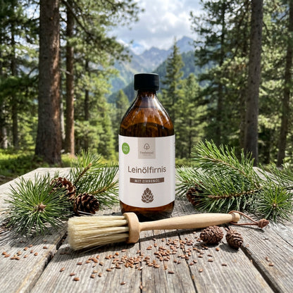 Bio-Leinölfirnis „Zirbe“