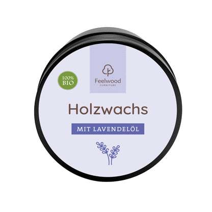 Bio-Holzwachs „Lavendel“